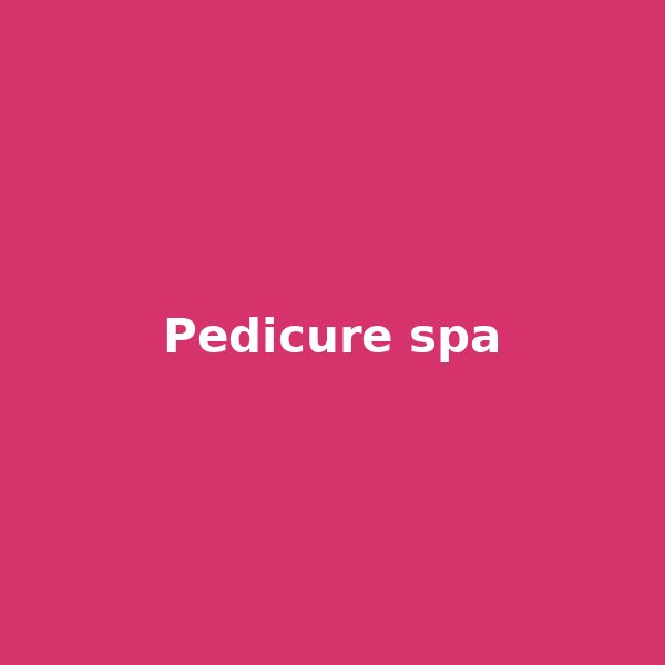 Pedicure spa