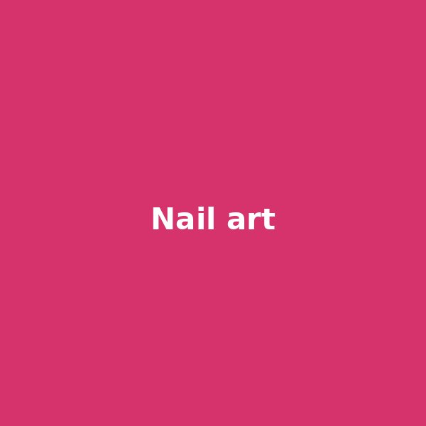 Diseño de uñas (nail art)