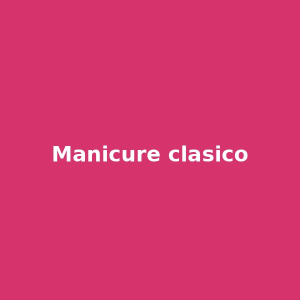 Manicure clásico